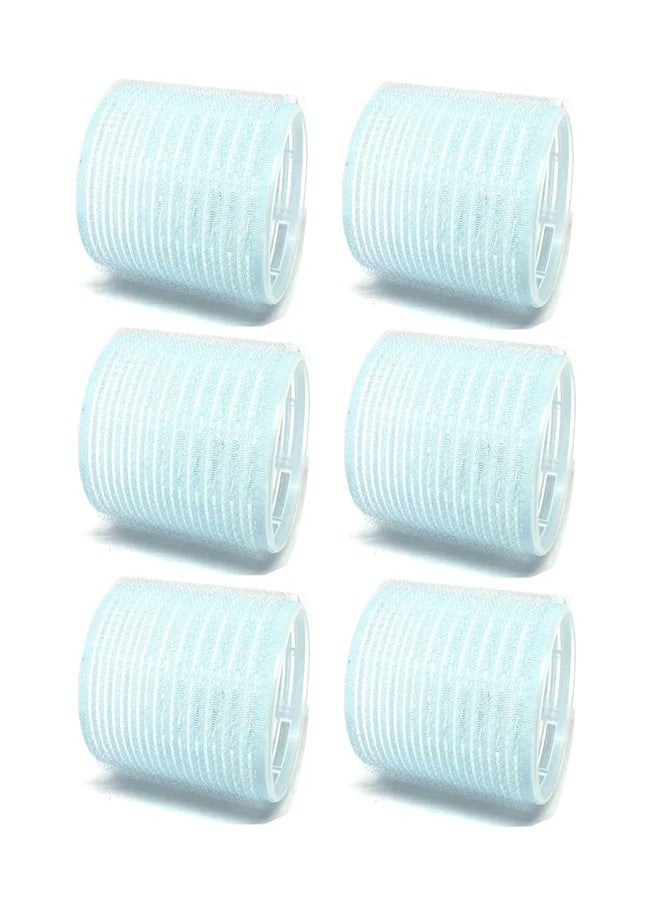 THE UM24 6-Pack X-Large Self-Grip Hair Rollers, 2” Diameter Curlers for Volume, Random Single Color - Image 2